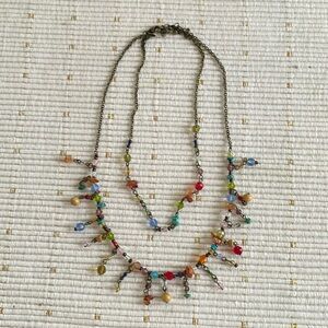 Colorful fun necklace with extender
